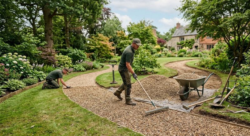 Pea Gravel Application Service
