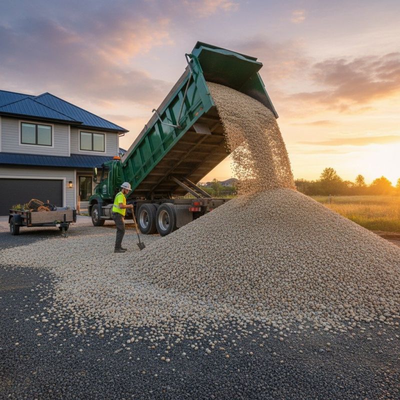 Pea Gravel Application Service